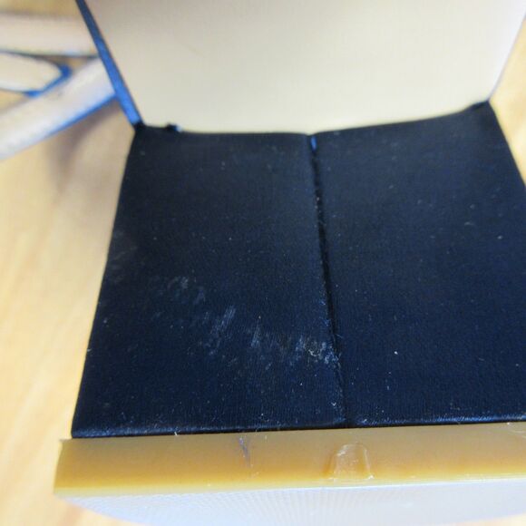 JEWEL BADGLEY MISCHKA Danni II Block Heel Sandal Sz 9 Navy Blue Evening Shoe NEW - Picture 11 of 13